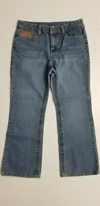 Jeans denim blu Identità personale junior cropped gamba dritta taglia 10 1/2 - Foto 1 di 9