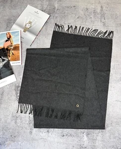 Loro piana scarf cachmere gray 190 cm winter - Picture 1 of 6