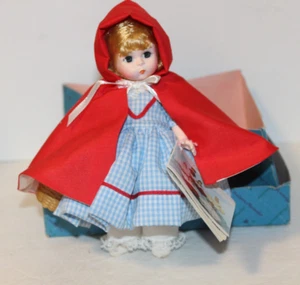 Vintage 8" Madam Alexander Rotkäppchen Puppe #482/Box/Korb/Kleid/Umhang - Bild 1 von 5