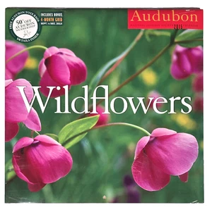Collectible 2015 National Audubon Society Calendar WILDFLOWERS, New Sealed - Picture 1 of 5