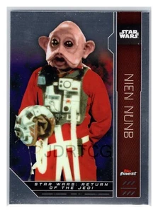 Star Wars 2023 Topps Finest Base FN-58 Nien Nunb - Imagen 1 de 2