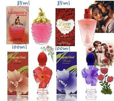 4 x 100ml woman’s perfume Eau De Perfume Spray Gift Pack Women Fragrance Set