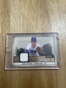 Don Sutton 2008 SP Legendary Cuts - Legendary Memorabilia Copper #LM-DS 06/99