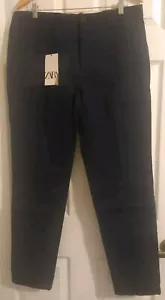 Pantaloni sottili da uomo Zara taglia 34 blu navy nuovi con etichette - Foto 1 di 4