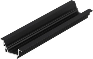 2m KL2 LED perfil canal de extrusión, aluminio pintado de negro. , difusor, tira de luz - Imagen 1 de 7