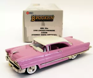 Brooklin Models 1/43 Scale BRK99A 1956 Lincoln Premier - Starmist White/Amethyst - Picture 1 of 6