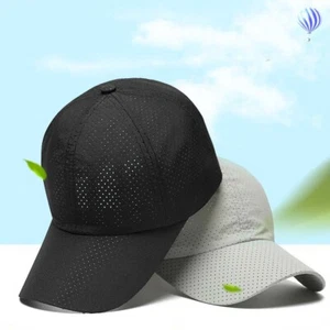 Solid Plain Baseball Cap Trucker Blank Hat Ball Men Women Sun Sport Solid Hat - Picture 1 of 19