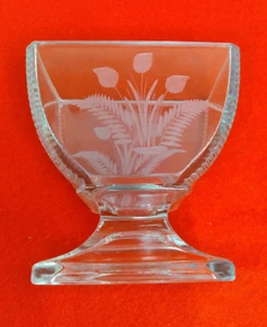 Riverside Purple 1880's EAPG Victorian Compote / Spooner Lily Fern Persian Shawl - Picture 1 of 13