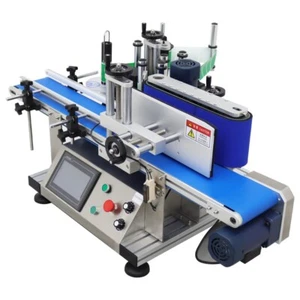 Automatic Round Bottle Labeling Machine with Conveyor suit 1.6"-3.4" Bottle 110V - Picture 1 of 24
