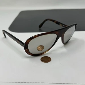 Vintage Cebe 439 Ultra Rare Sunglasses - France 1980's Small Tortoise Mirror Ski - Picture 1 of 14