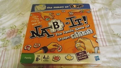 2009 NAB-IT SCRABBLE GAME BY HASBRO IN VERY GOOD CONDITION - Image 1 of 4