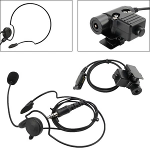 7.1-C7 Uchwyt tylny Duża wtyczka Taktyczny zestaw słuchawkowy do Hytera PD600 PD602 PD602g PD605 - Zdjęcie 1 z 17