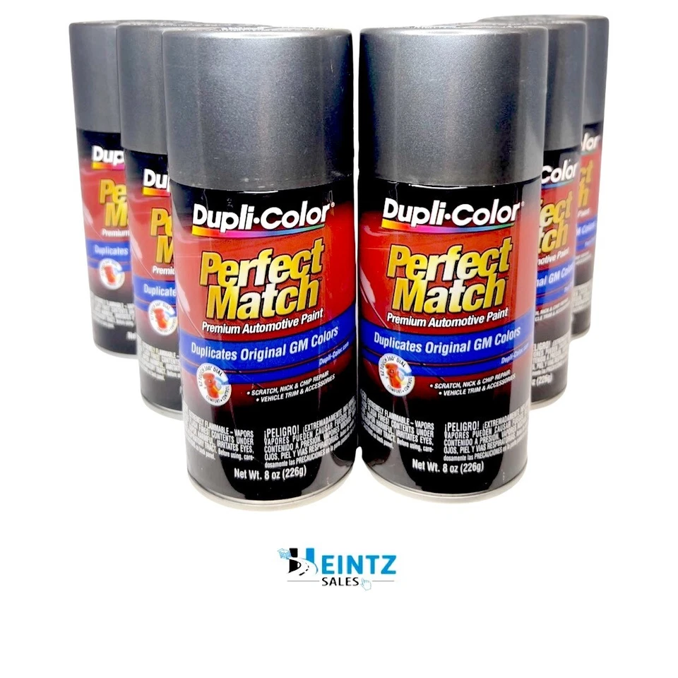 Duplicolor BGM0347 Perfect Match GM Medium Gray Metallic 15 WA8573 - 8oz 6 PACK Foto 1 de 1