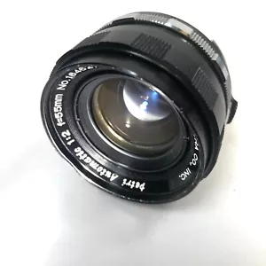 (exc+4) PETRI 55mm f/2 Petri montura dedicada (montaje espiga) lente principal MF Japón - Imagen 1 de 14