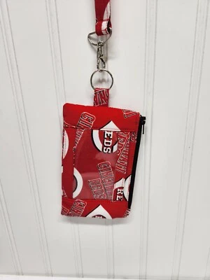 Cincinnati Reds Lanyard and ID wallet - Image 1 of 4