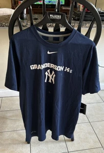 Nike New York Yankees Curtis Granderson #14 T-Shirt Sz Medium MLB Baseball - Picture 1 of 2