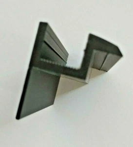 SCHWARZ Solar ENDklemme 38 mm Modulhöhe Solarmodul Photovoltaik ALU Befestigung - Bild 1 von 5