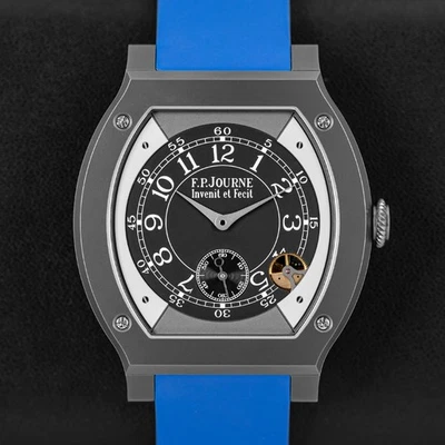 F.P.Journe Élégante 48 Ref. Mostrador central preto luminescente ELHT Titalyt (2024) - Imagem 1 de 4