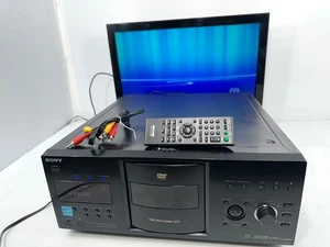 {PRO REFURB} Sony DVP-CX995V 400 CD HDMI  Changer/Player, N.Belts, Only Audio Cd - Picture 1 of 18