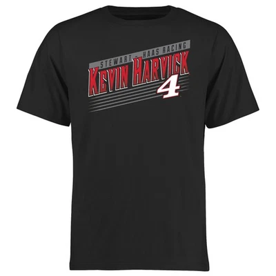 Camiseta negra para hombre Kevin Harvick Crank Shaft Foto 1 de 2