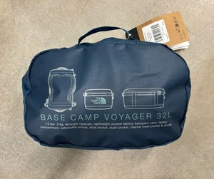 The North Face Base Camp Voyager Duffel Bag Large 32L Midnight Petrol - Picture 1 of 4