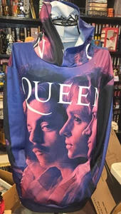 Freddie Mercury 3D full over print Hoodie Sweater TShirt 2XL QUEEN - Picture 1 of 6