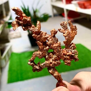 55G Rare!! iridescent Native Copper crystal mineral specimen - Picture 1 of 16