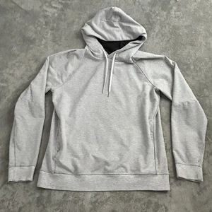 Lululemon Hoodie Mens Large Light Gray City Sweat Sweatshirt Active Pullover Gym - Picture 1 of 11