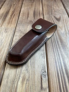 Molded Leather Sheath with Belt Loop for Victorinox Ranger Grip, Ranger Wood - Picture 1 of 19