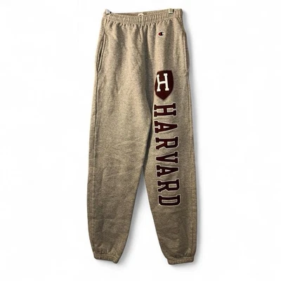 Harvard University Joggers Mens XS Grey Fleece Sweatpants Drawstring - Image 1 of 4