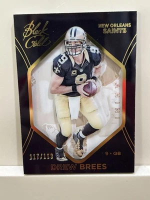 2014 Panini Black Gold - Drew Brees #6 /199 - Image 1 of 2
