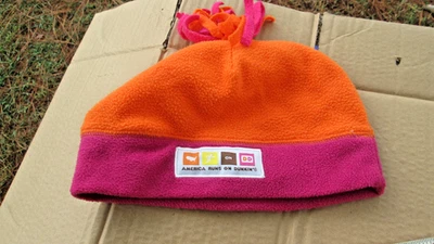 Gorro de invierno Dunkin' Donuts polar naranja Foto 1 de 4