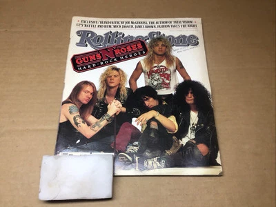 Rolling Stone Magazine November 17 1988 Guns N' Roses~U2~Mick Jagger~James Brown - Image 1 of 4
