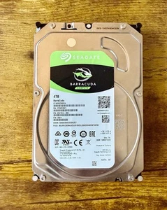 Seagate BarraCuda ST4000DM005 4TB SATA 6Gb/s 3.5" Internal Hard Drive HDD - Picture 1 of 6