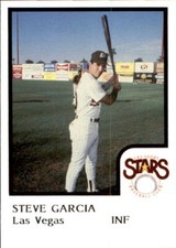 1986 Las Vegas Stars ProCards #4 Steve Garcia Walnut Creek Pleasanton California