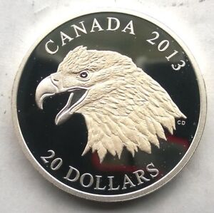Canada 2013 Eagle 20 Dollars 1oz Silver Coin,Proof