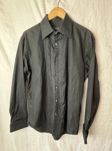 Zara Camicia Smoking Uomo Nera XL Nuova con etichette - Foto 1 di 9