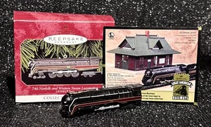 LOCOMOTORA DE VAPOR HALLMARK 746 NORFOLK Y WESTERN CON CAJA - COMO NUEVA - Imagen 1 de 6