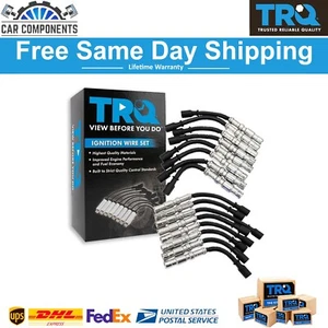 TRQ New Ignition Spark Plug Wire Kit Set For 1998-2011 Mercedes Benz CLS55 - Picture 1 of 6