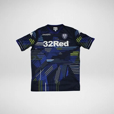 Leeds United Football Shirt Kappa Size XL - 2018-19 Away - Image 1 of 4