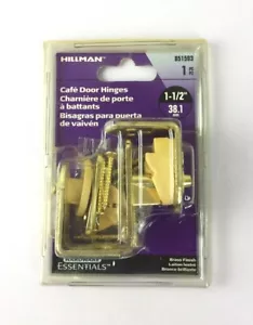 Hillman Cafe Door Hinges for Lightweight Swinging or Louvered Doors 851593 - Picture 1 of 3