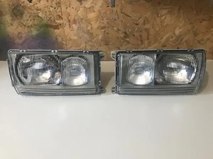 Scheinwerfer rechts + links Set 1979-1985 für Mercedes W123 Limo C123 S123 NEU - Picture 1 of 13