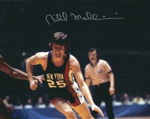 Signed  8x10 BILL MELCHIONNI New York Nets Autographed Photo COA - Picture 1 of 1