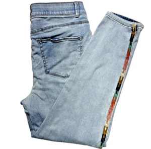 Knox Rose Damen Gr. 14 Skinny Jeans helle Waschung blau Denim Stretch Freizeit - Bild 1 von 12