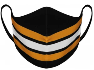 BRUINS CANADIENS , CAMO FACE MASK HOCKEY Made by Athletic Knit - Picture 1 of 19
