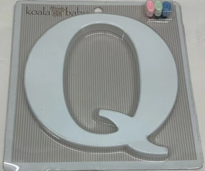 Mural Decoración Pared Bebé Bebé "R" Us Koala Blanco Madera Personalizable Letra Q Foto 1 de 4