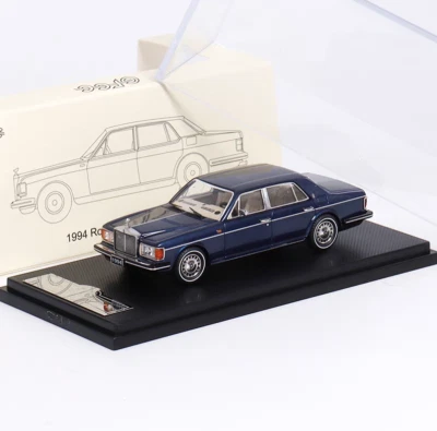 Литая модель автомобиля GFCC Rolls-Royce Silver Spur III 1994 Blue2 масштаб 1:64 - Изображение 1 из 4