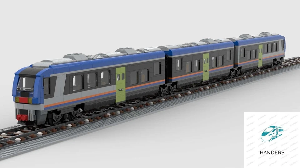 Istruzioni assemblaggio per Treno Diesel 220 LEGO MOC (solo PDF) - Immagine 1 di 1