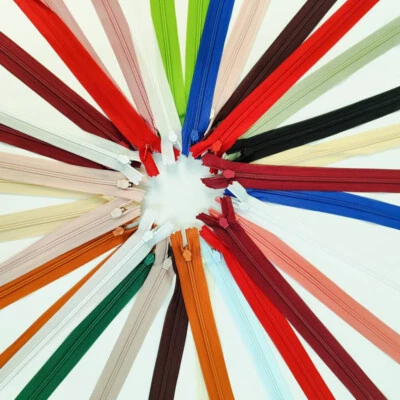 100 pcs 10 inch Invisible Nylon Zipper Bulk Supplier For Tailor Sewing Craft - Image 1 of 4