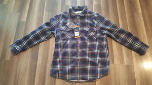 Freedom foundry sherpa lined Fleece plaid Shirt jacket Mens size XXL NWT - Picture 1 of 16